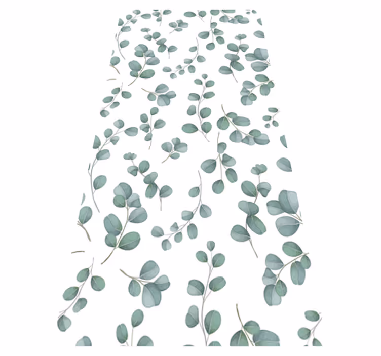 Vinyl tapijt slaapkamer elegant naadloos aquarel bloemen - TenStickers