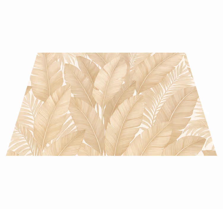 Vinyl tapijt slaapkamer soft botanisch - TenStickers