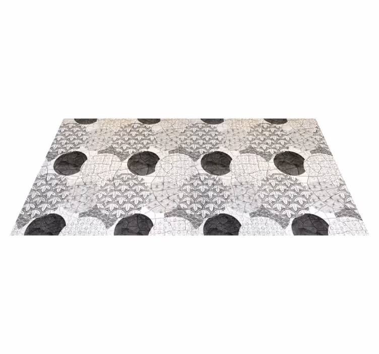 Vinyl tapijt geometrisch oosters geometrisch patroon - TenStickers