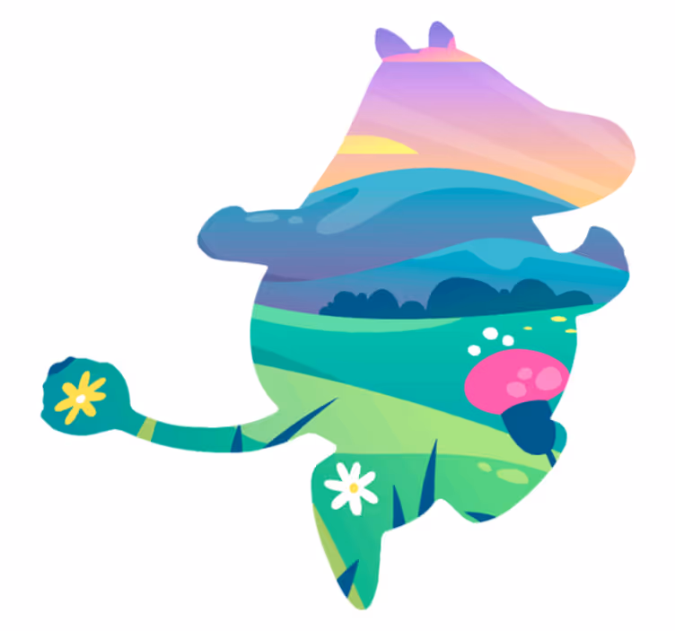 Vinyl tapijt kind moomin wereld - TenStickers