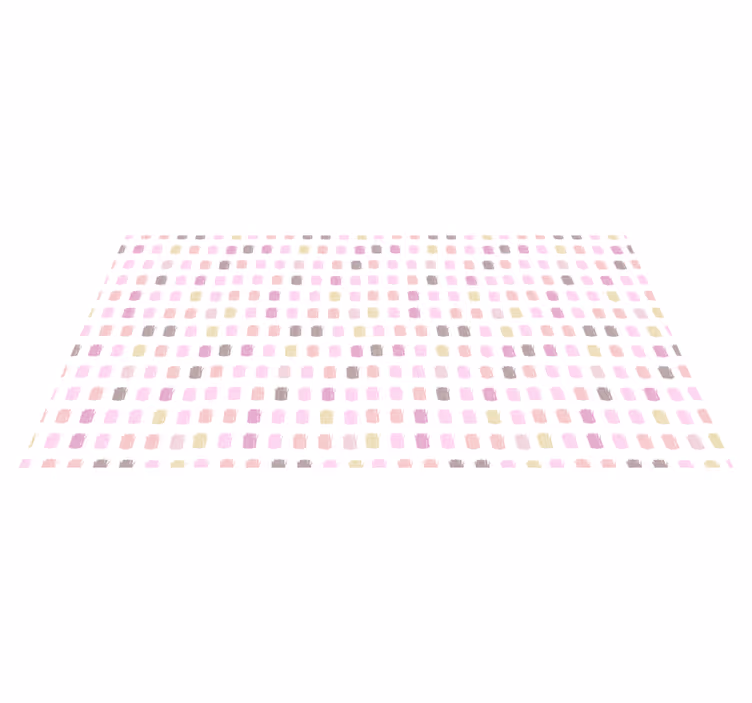 Vinyl tapijt kind roze verfstreken - TenStickers