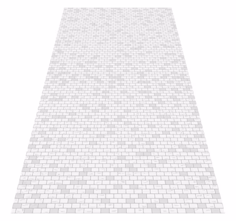 Vinyl tapijt badkamer elegant baksteenpatroon - TenStickers