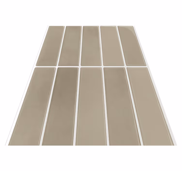 Vinyl tapijt badkamer linear stone natuur - TenStickers