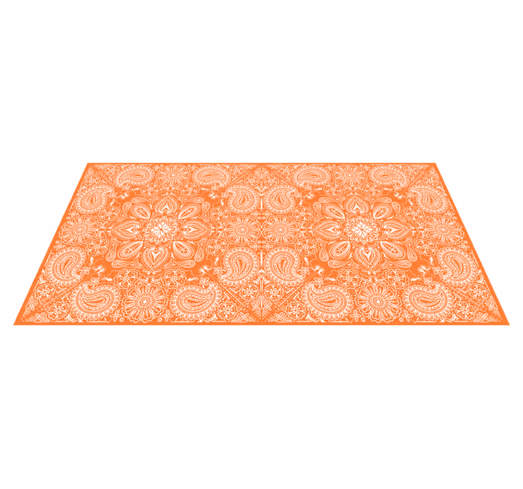 Vinyl tapijt keuken paisley tegelmeubilair - TenStickers