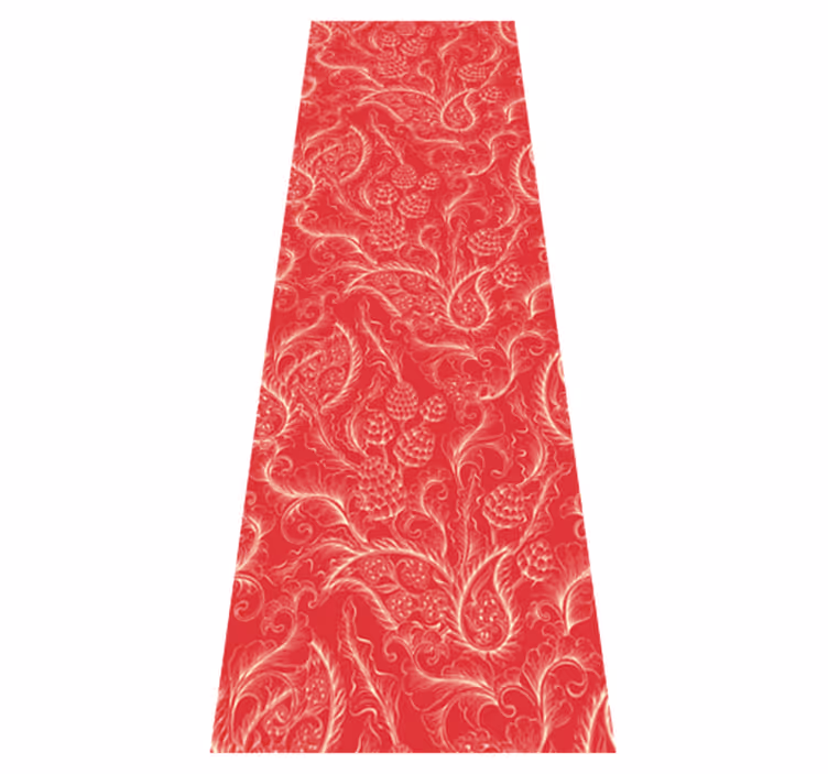 Vinyl tapijt keuken paisley illustratie koelkast - TenStickers