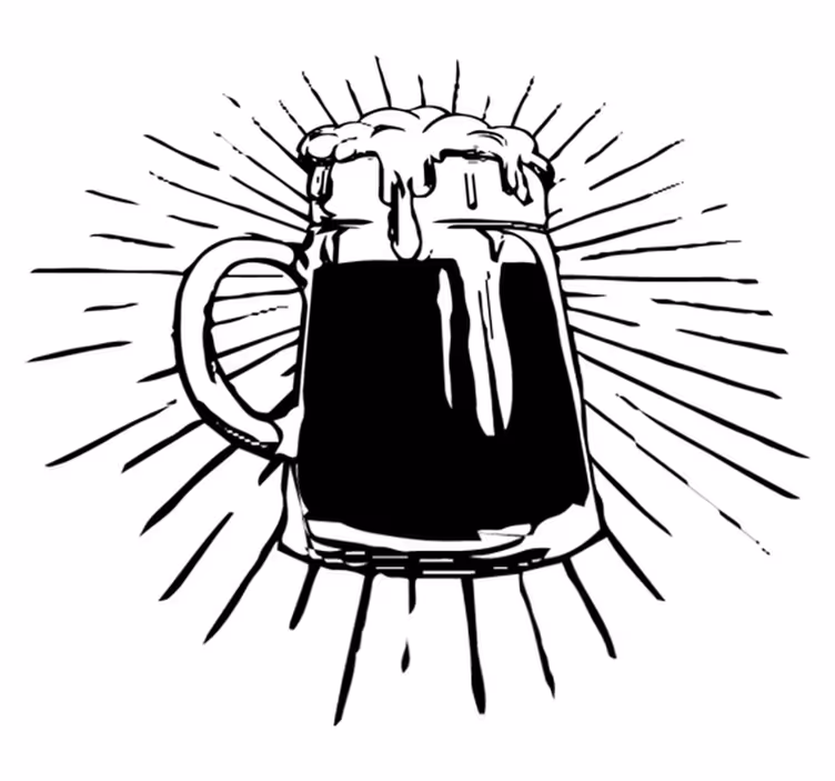 Vinyl tapijt keuken beer licht - TenStickers