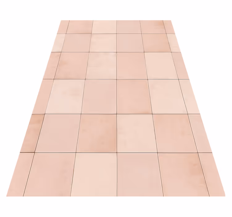 Vinyl tapijt keuken roze tegel patroon - TenStickers
