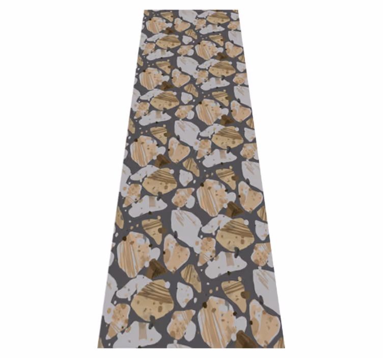 Vinyl tapijt slaapkamer cement terrazzo patroon - TenStickers