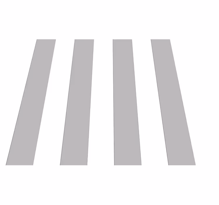 Vinyl tapijt kantoor grijs en witte strepen - TenStickers