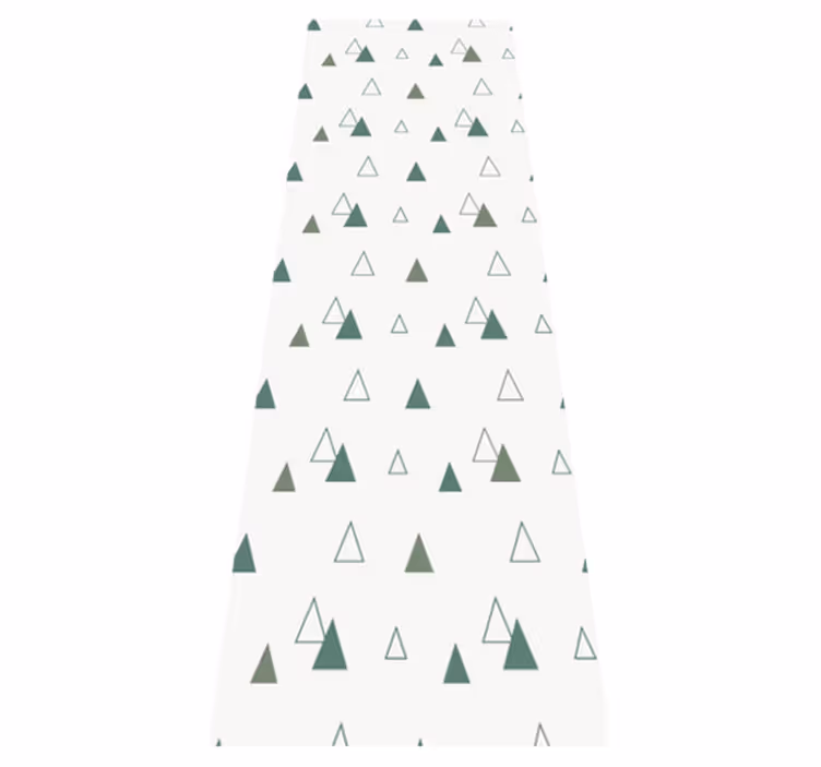 Vinyl tapijt kantoor triangles natuurlijke kleuren - TenStickers