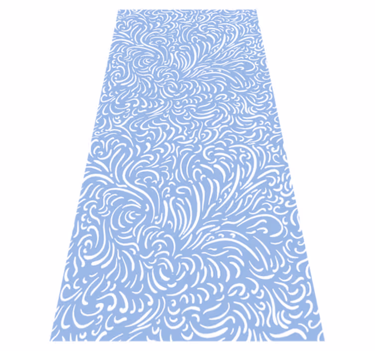 Vinyl tapijt kantoor frozen patroon - TenStickers