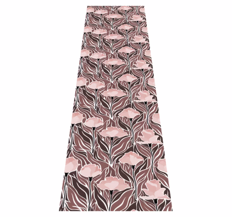 Vinyl tapijt slaapkamer vintage abstract patroon - TenStickers