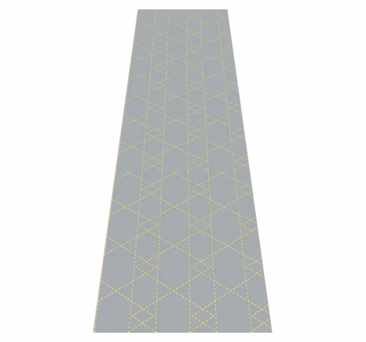 Vinyl tapijt slaapkamer pantone origami driehoeken - TenStickers