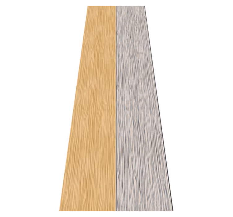 Vinyl tapijt slaapkamer houten grijs - TenStickers