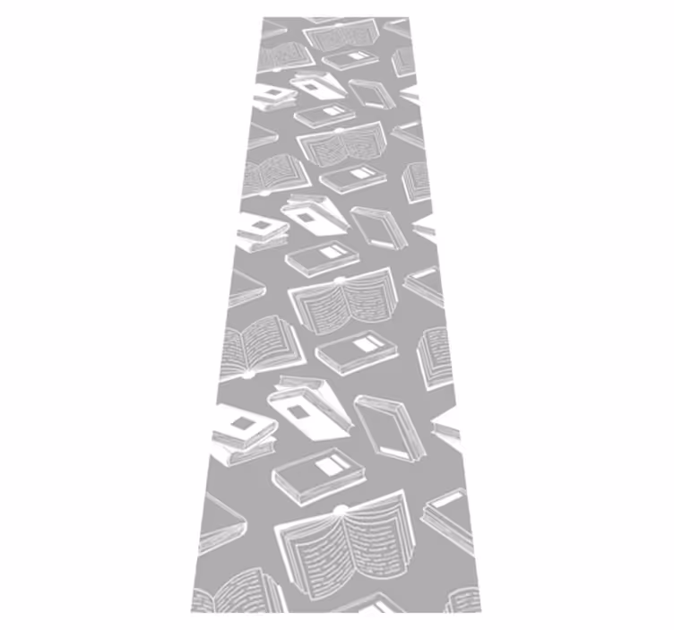 Vinyl tapijt slaapkamer nordic stijl grijs gedicht - TenStickers