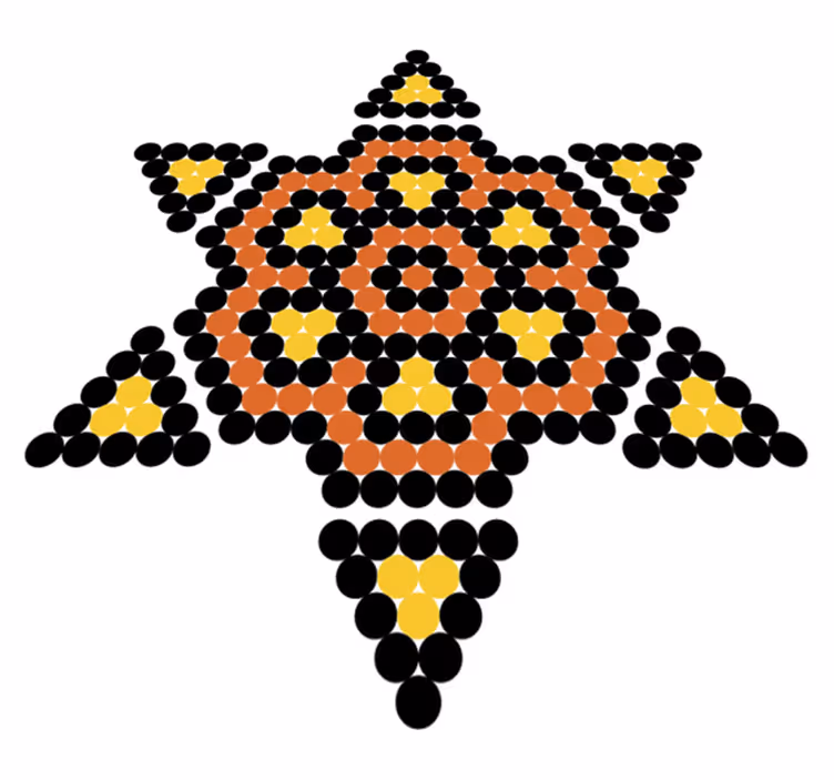 Vinyl tapijt slaapkamer sol huichol - TenStickers