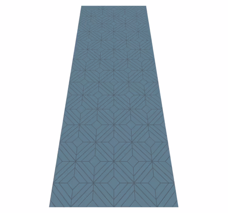 Vinyl tapijt scandinavisch grijs diamanten patroon - TenStickers