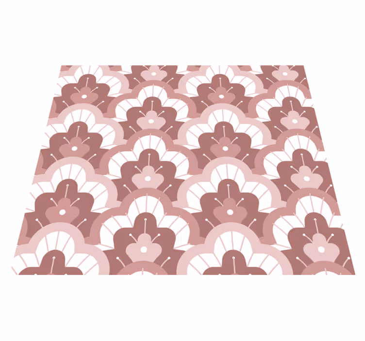 Vinyl tapijt antiek vintage roze - TenStickers