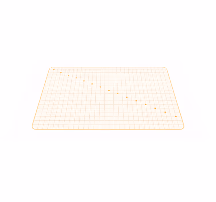 Vinyl tapijt woonkamer gouden patroon - TenStickers