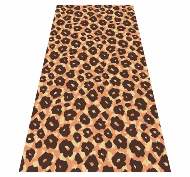 Dieren vinyl tapijt luxe leopard imitatie - TenStickers