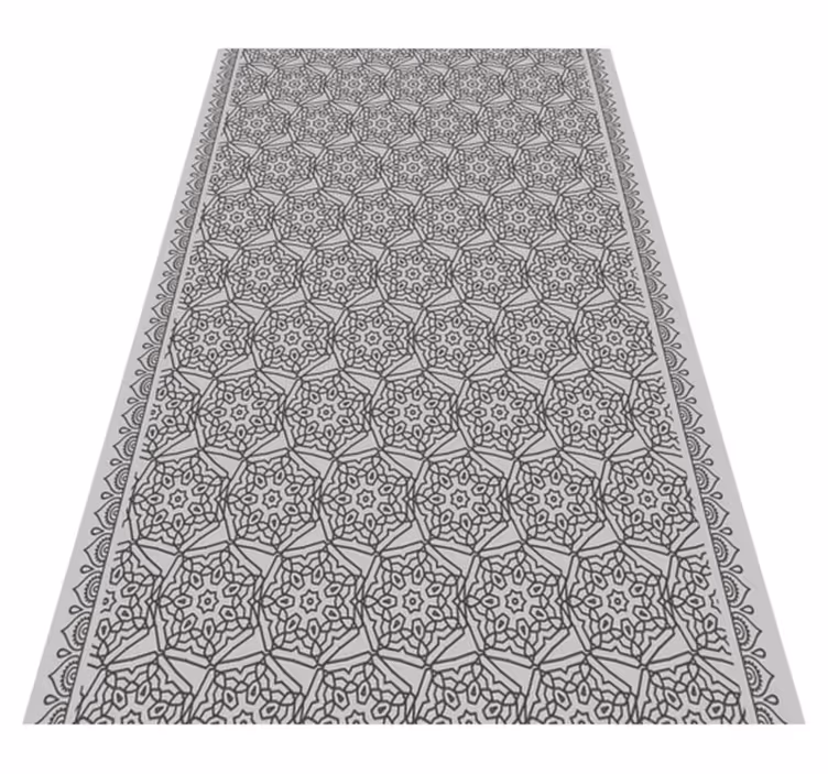 Vinyl tapijt textuur abstracte arabische tegelstijl - TenStickers