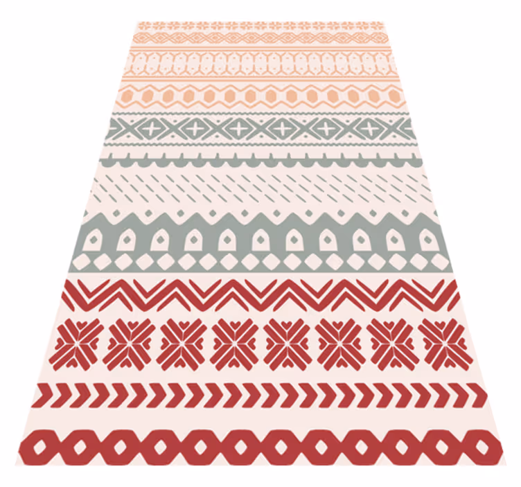 Vinyl tapijt textuur patroon viking vintage - TenStickers