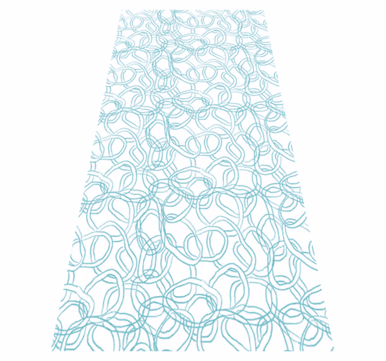 Vinyl tapijt textuur abstract circulair modern - TenStickers