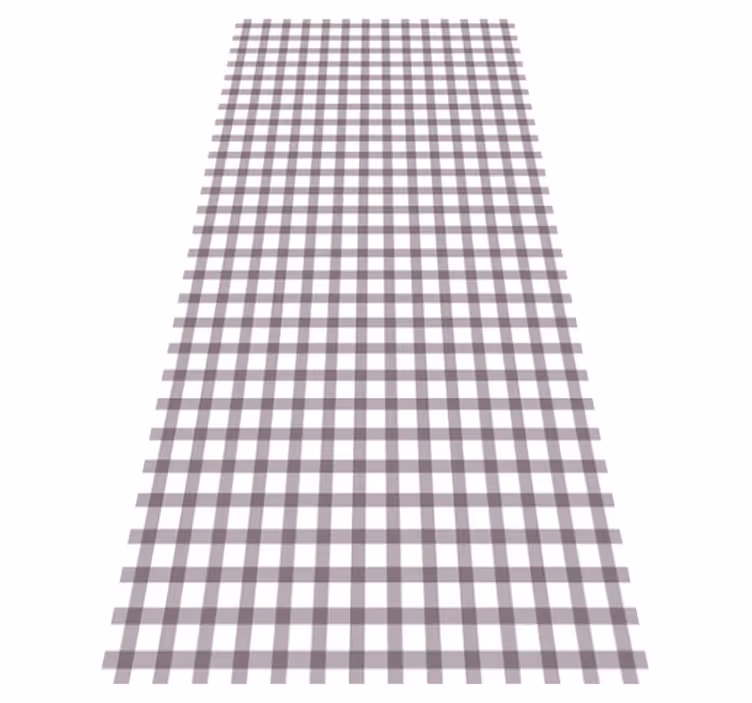Vinyl tapijt textuur lila gingham - TenStickers