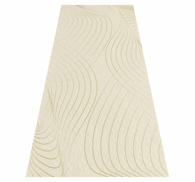Vinyl tapijt textuur curvas japandi - TenStickers
