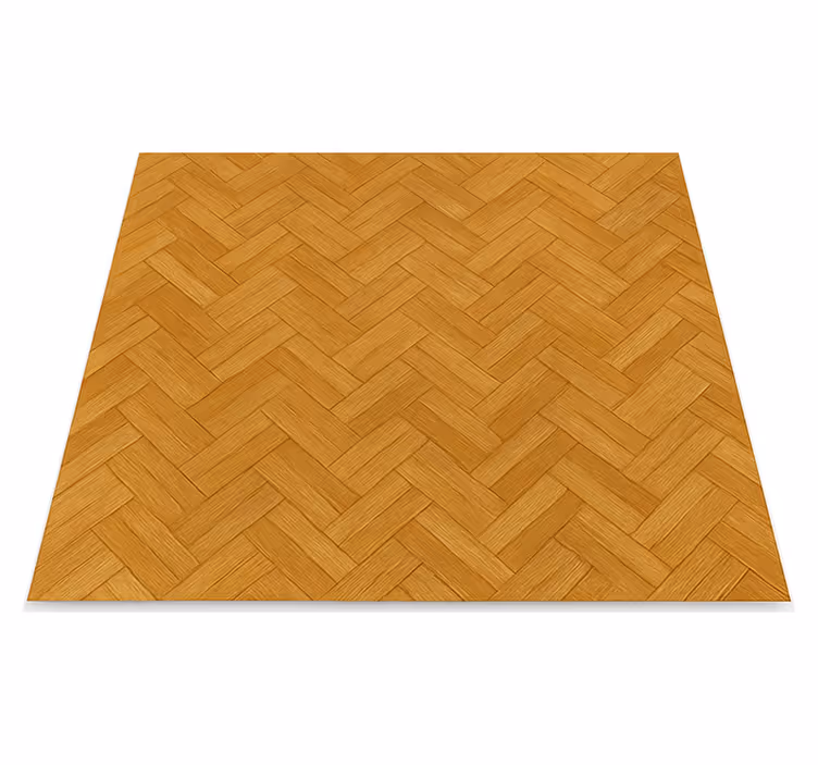 Vinyl tapijt textuur eiken parketpatroon interlocking - TenStickers