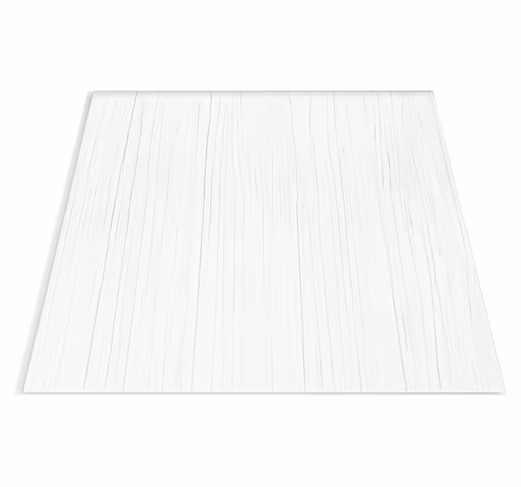 Vinyl tapijt textuur puur wit verticale hout - TenStickers
