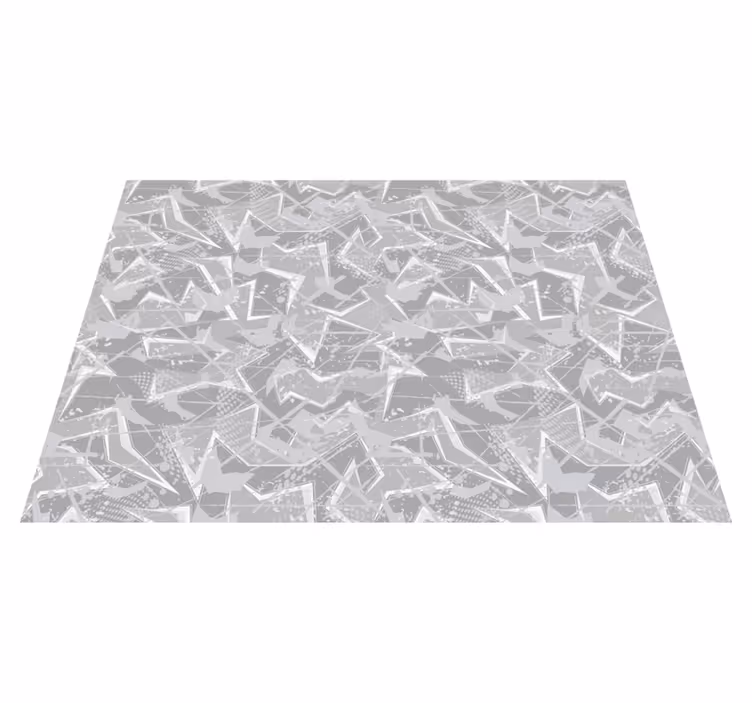 Vinyl tapijt antiek grijs jaren 80 fijne graphics - TenStickers