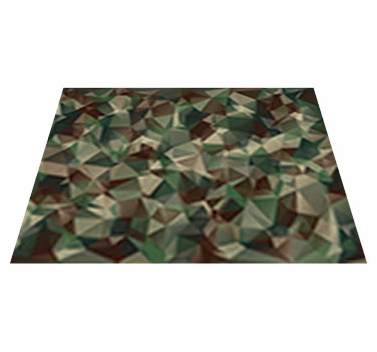 Vinyl tapijt textuur camouflage ontwerp - TenStickers