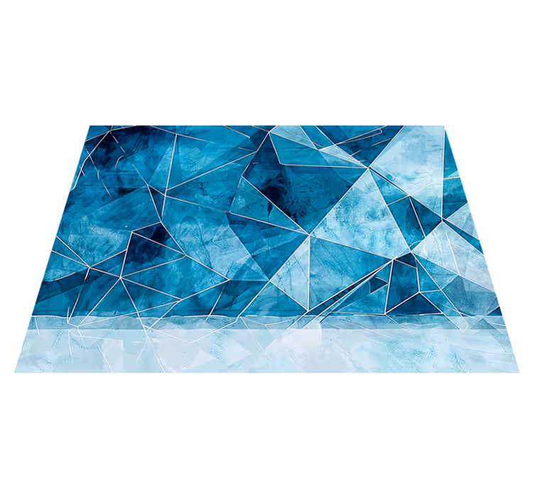 Vinyl tapijt textuur gebroken azuur - TenStickers