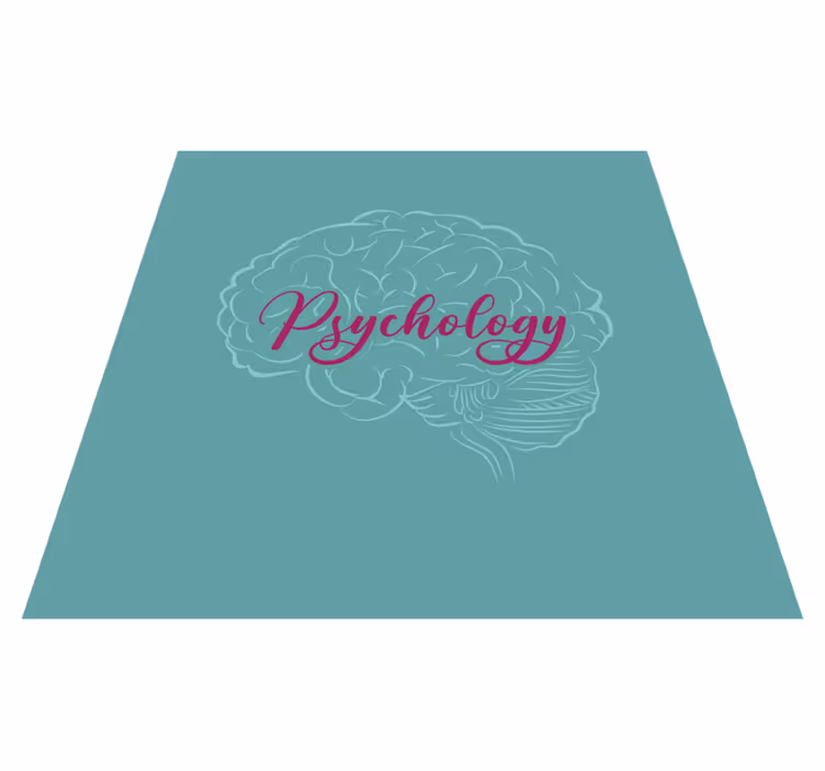 Vinyl tapijt zinnen en teksten psychologie brein - TenStickers