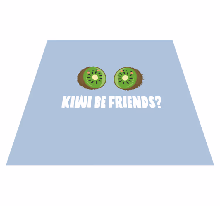 Vinyl tapijt zinnen en teksten grappige kiwi quote - TenStickers