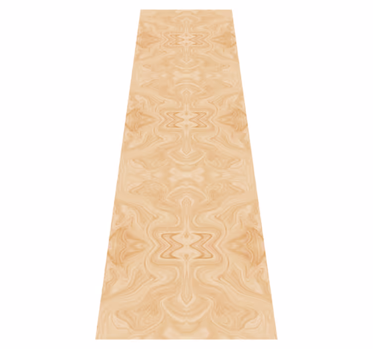 Vinyl tapijt textuur beige japandi patroon stijl - TenStickers