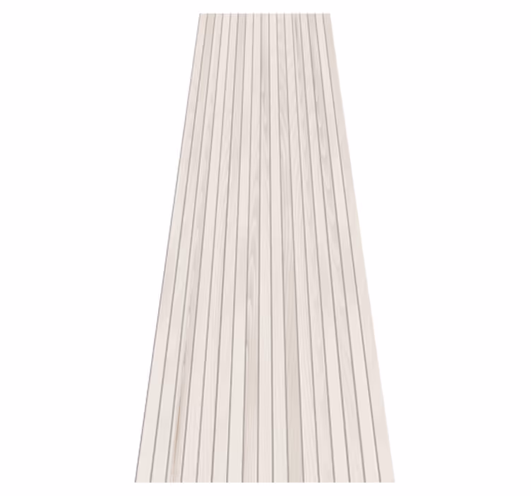 Vinyl tapijt textuur rauwe verticale beige houten planken - TenStickers