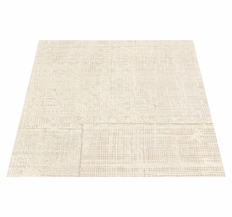 Vinyl tapijt textuur beige raffia - TenStickers