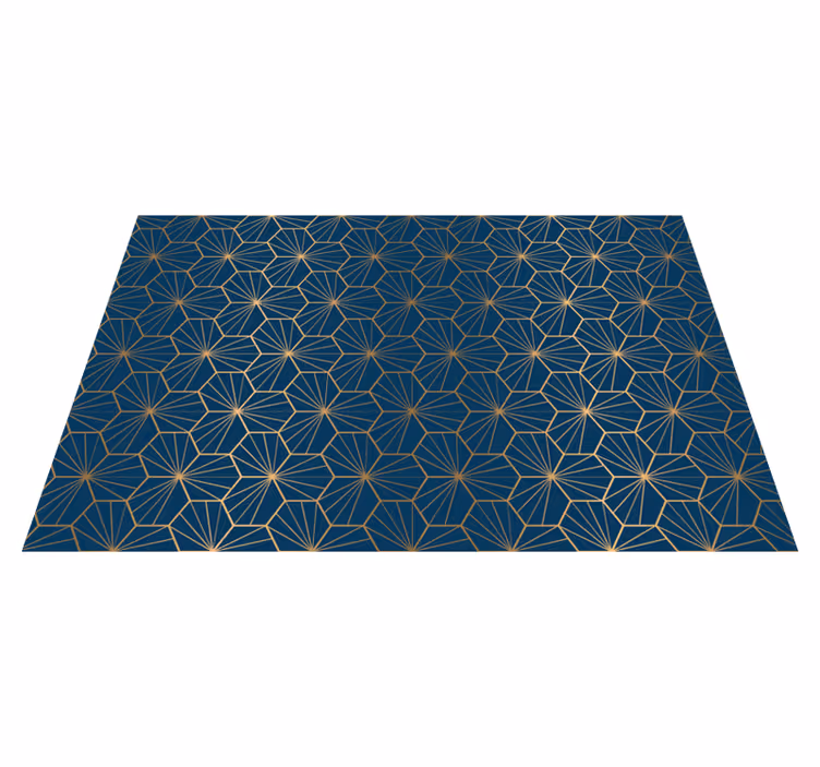 Vinyl tapijt geometrisch elegant geometrisch patroon - TenStickers