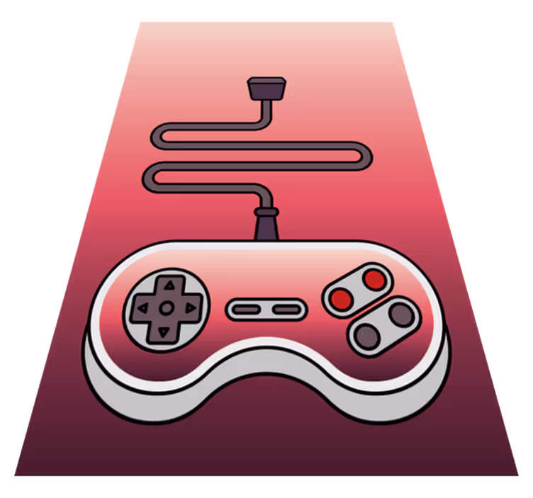 Vinyl tapijt spel voor kinderen met afstandsbediening - TenStickers