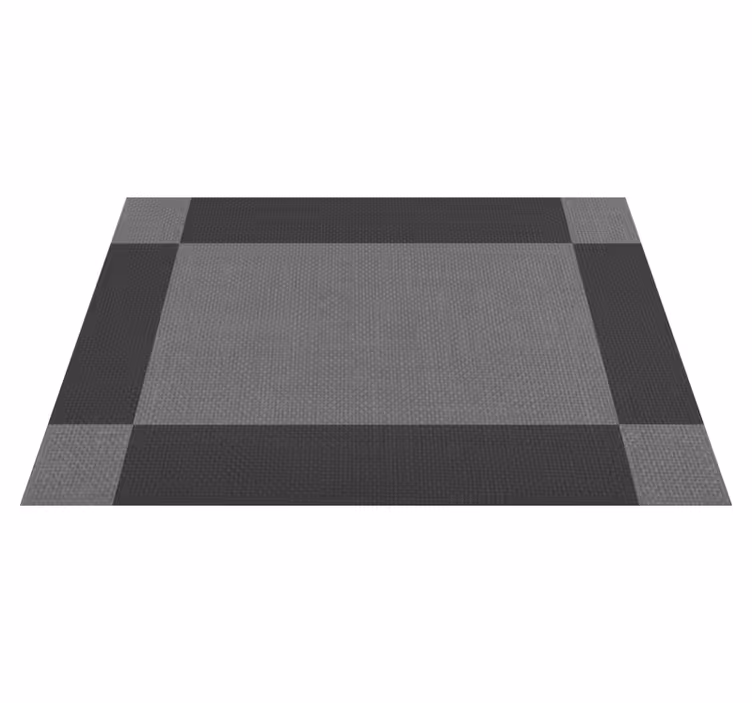 Vinyl tapijt grijs elegante stijl met grijze achtergrond - TenStickers
