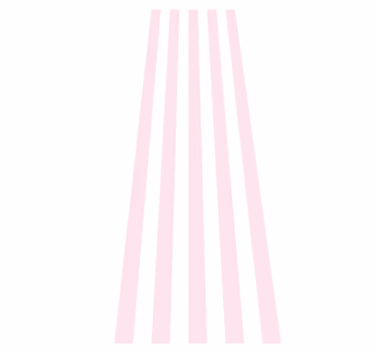 Vinyl tapijt hal nordic roze en wit - TenStickers