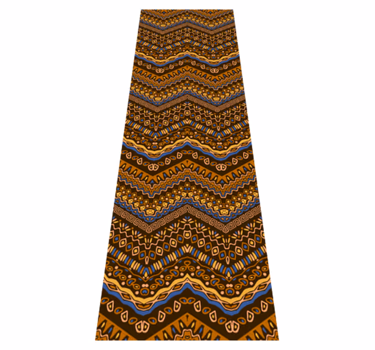 Vinyl tapijt hal tribal patroon afrikaanse stijl - TenStickers