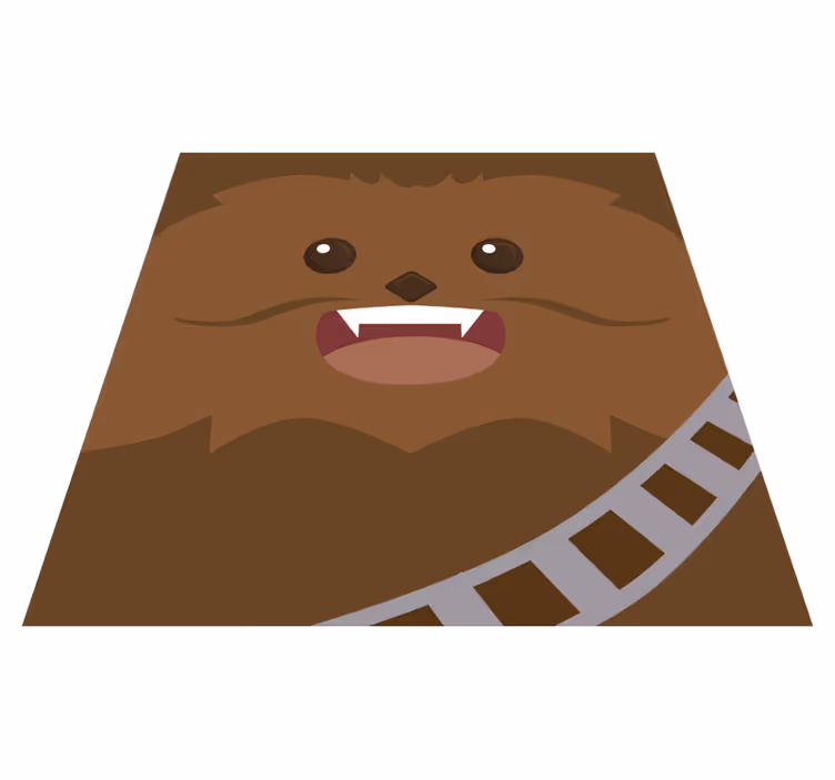 Vinyl tapijt bruin chewie - TenStickers