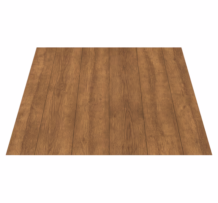 Vinyl tapijt bruin rustiek walnoot hout plank - TenStickers