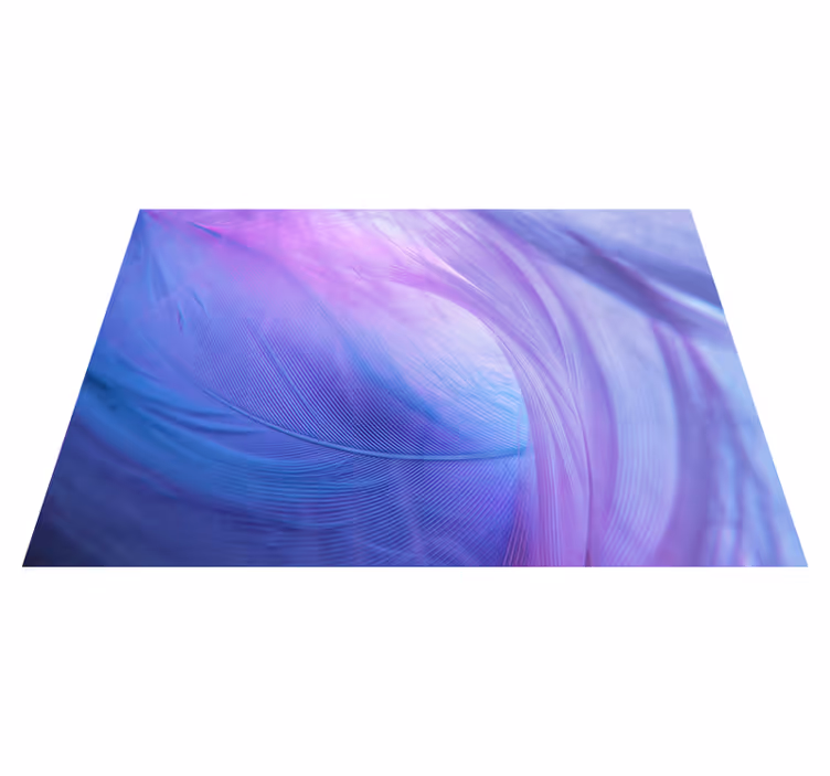 Vinyl tapijt paars 3d blauwe en paarse spiraal - TenStickers