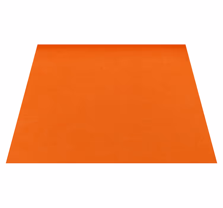 Vinyl tapijt oranje effen warme tint - TenStickers