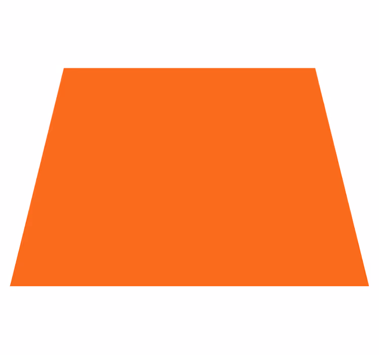 Vinyl tapijt oranje citrus sinaasappel - TenStickers