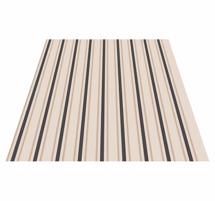 Vinyl tapijt buitenshuis zwart en beige kleuren - TenStickers